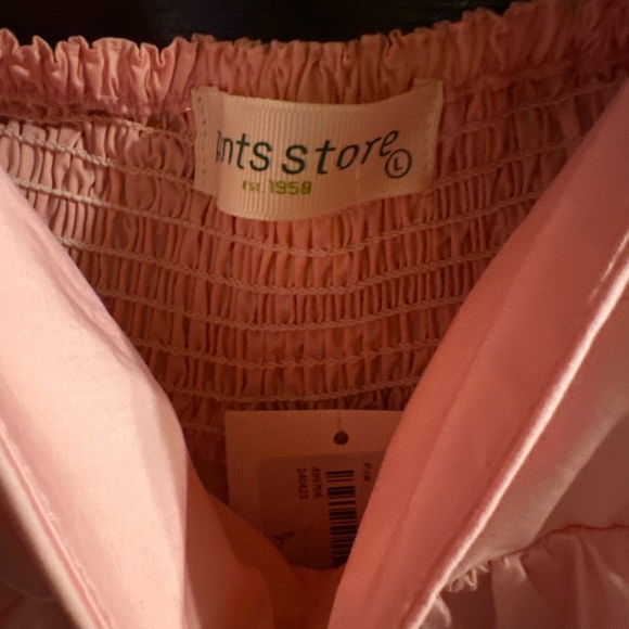 Pants Store,Elegant Pink Mini Dress, NWT, Size Large - Picture 7 of 12